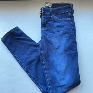 Abercrombie kids dark wash skinny jean legging